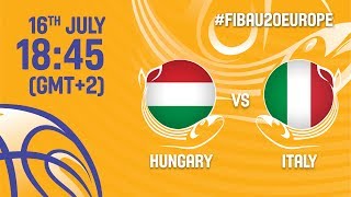 Венгрия до 20 жен - Италия до 20 жен. Запись матча