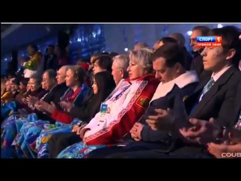 Дмитрий Медведев заснул на открытии Олимпиады в Сочи-2014 