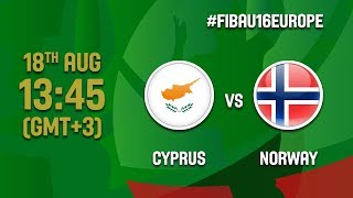 Кипр до 16 - Норвегия до 16. Запись матча
