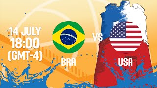 Бразилия до 18 - США до 18. Запись матча
