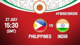Филиппины до 18 - Индия до 18. Запись матча