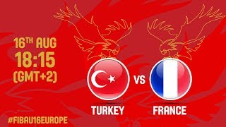 Турция до 16 - Франция до 16. Запись матча