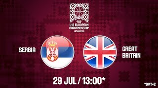 Сербия до 18 - Великобритания до 18. Запись матча
