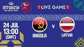 Ангола до 17 жен - Латвия до 17 жен. Запись матча