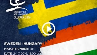Швеция до 18 жен - Венгрия до 18 жен. Запись матча