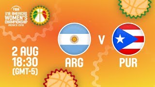 Аргентина до 18 жен - Пуэрто-Рико до 18 жен. Запись матча