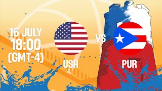 США до 18 жен - Пуэрто-Рико до 18 жен. Запись матча