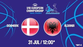 Дания до 18 - Албания до 18. Запись матча