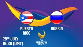 Пуэрто-Рико до 19 жен - Россия до 19 жен. Запись матча