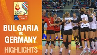 Болгария жен - Германия жен. Обзор матча