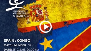 Испания до 18 жен - ДР Конго до 18 жен. Запись матча