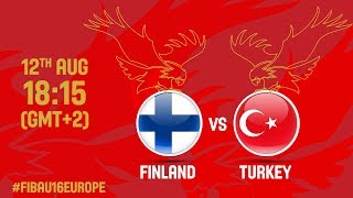 Финляндия до 16 - Турция до 16. Запись матча