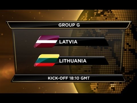 сборная Латвии - сборная Литвы. Запись матча