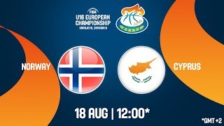 Норвегия до 16 - Кипр до 16. Запись матча