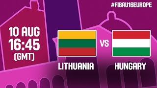 Литва до 16 жен - Венгрия до 16 жен. Запись матча