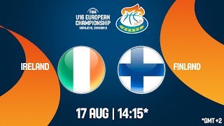 Ирландия до 16 - Финляндия до 16. Запись матча