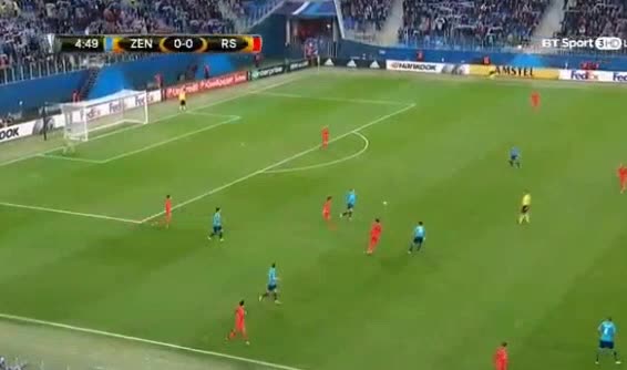 Зенит - Реал Сосьедад. 1:0 - Гол Ригони