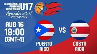 Пуэрто-Рико до 17 жен - Коста-Рика до 17 жен. Запись матча