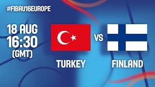 Турция до 16 - Финляндия до 16. Запись матча