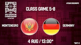 Черногория до 18 - Германия до 18. Запись матча