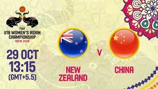 Новая Зеландия до 18 жен - Китай до 18 жен. Запись матча