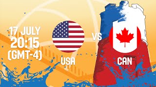 США до 18 - Канада до 18. Запись матча