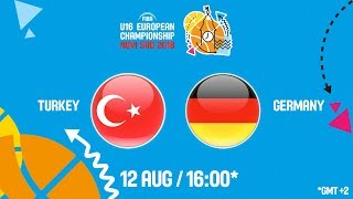 Турция до 16 - Германия до 16. Запись матча
