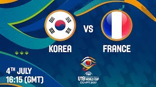 Республика Корея до 19 - Франция до 19 . Запись матча