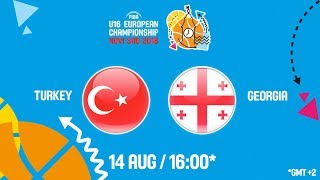 Турция до 16 - Грузия до 16. Запись матча