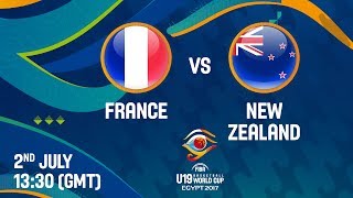 Франция до 19 - Новая Зеландия до 19. Запись матча