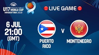 Пуэрто-Рико до 17 - Черногория до 17. Запись матча