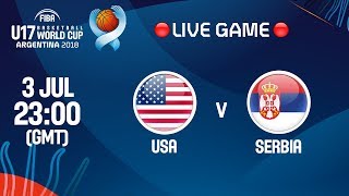 США до 17 - Сербия до 17. Запись матча