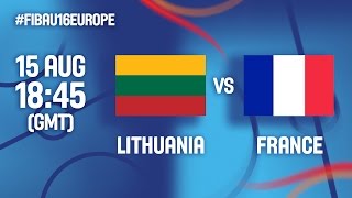 Литва до 16 - Франция до 16. Запись матча