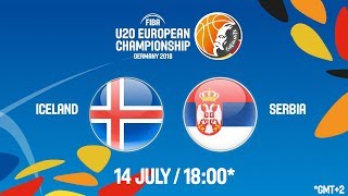 Исландия до 20 - Сербия до 20. Запись матча