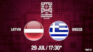 Латвия до 18 - Греция до 18. Запись матча