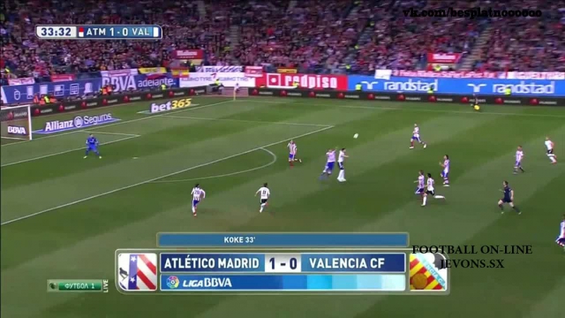 Атлетико - Валенсия. Обзор матча