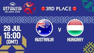 Австралия до 17 жен - Венгрия до 17 жен. Запись матча