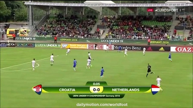 Хорватия U-19 - Голландия U-19. Обзор матча