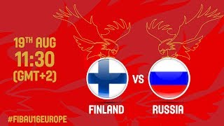 Финляндия до 16 - Россия до 16. Запись матча