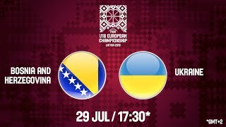 Босния и Герцеговина до 18 - Украина до 18. Запись матча