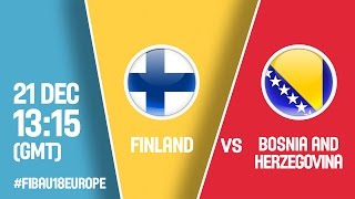 Финляндия до 18 - Босния и Герцеговина до 18. Запись матча