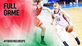 Латвия до 18 жен - Бельгия до 18 жен. Запись матча