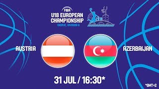 Австрия до 18 - Азербайджан до 18 . Запись матча