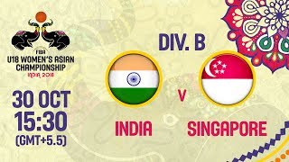 Индия до 18 жен - Сингапур до 18 жен. Запись матча