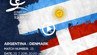 Аргентина до 18 жен - Дания до 18 жен. Запись матча