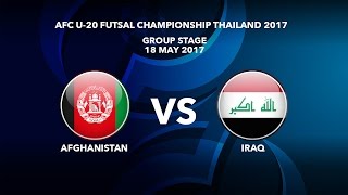 Афганистан до 20 - Ирак до 20. Запись матча
