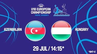 Азербайджан до 18 - Венгрия до 18. Запись матча