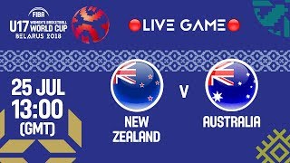 Новая Зеландия до 17 - Австралия до 17. Запись матча