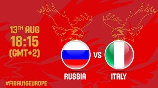 Россия до 16  - Италия до 16. Запись матча