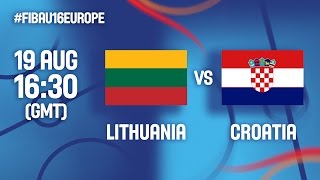 Литва до 16 - Хорватия до 16 . Запись матча